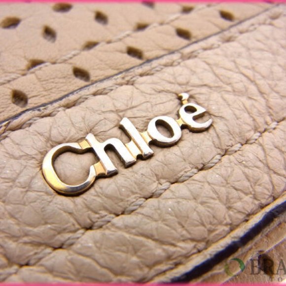 Chloe Wallet Purse Long Wallet Beige Woman Authentic Used - Picture 5 of 5